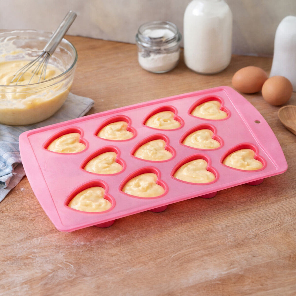 11 Heart Shapes Ice Cube Red Tray | Ice Cube Red TPR