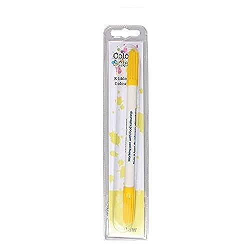 COLOUR SPLASH Edible Food Colouring Pen, Dual Tip Icing Pens, Food-Safe Paint Markers for Writing Messages & Drawing on Cakes & Cupcakes