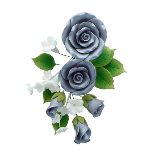 145mm Silver Sugar Flower Spray
