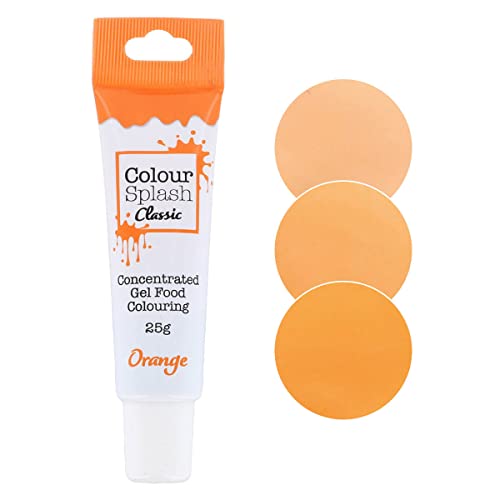 Colour Splash Food Colouring Gel Tube, Edible Ingredients, Highly Concentrated Gels, Easy To Use Squeezy Tubes, Transform Plain Cakes Into Bright, Eye-Catching Creations