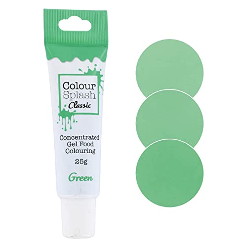 Colour Splash Food Colouring Gel Tube, Edible Ingredients, Highly Concentrated Gels, Easy To Use Squeezy Tubes, Transform Plain Cakes Into Bright, Eye-Catching Creations