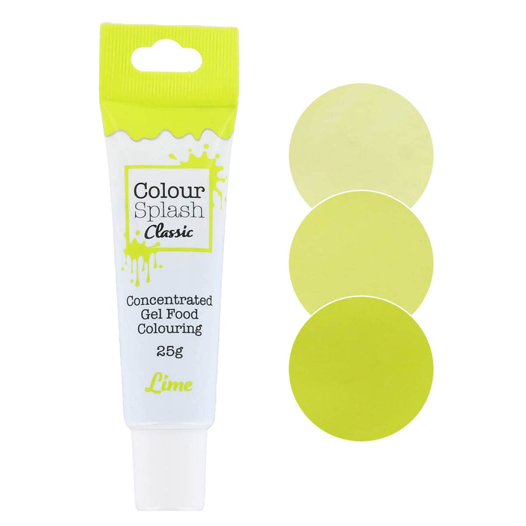 Colour Splash Food Colouring Gel Tube, Edible Ingredients, Highly Concentrated Gels, Easy To Use Squeezy Tubes, Transform Plain Cakes Into Bright, Eye-Catching Creations