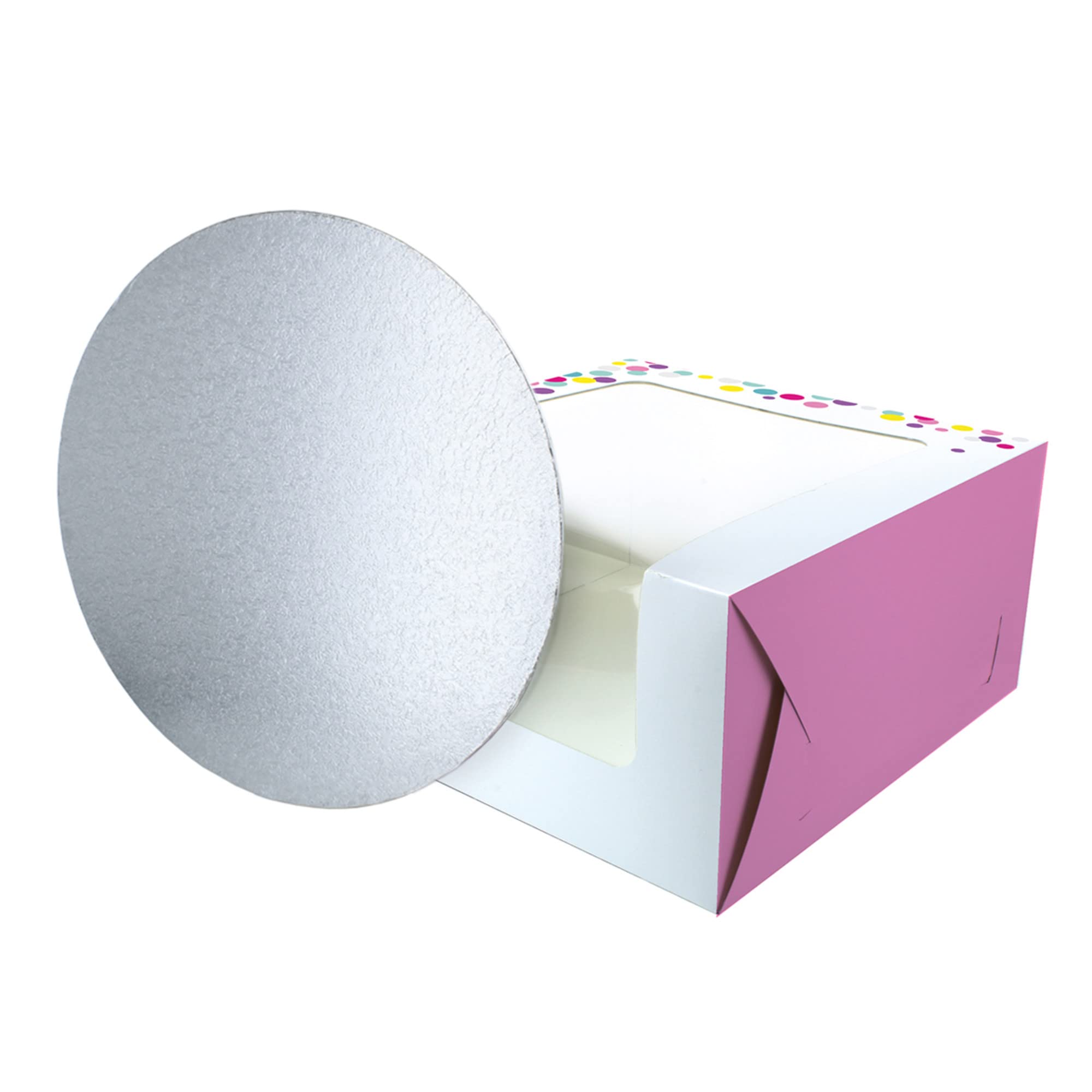 Baked with Love Sprinkles Printed Cake Box