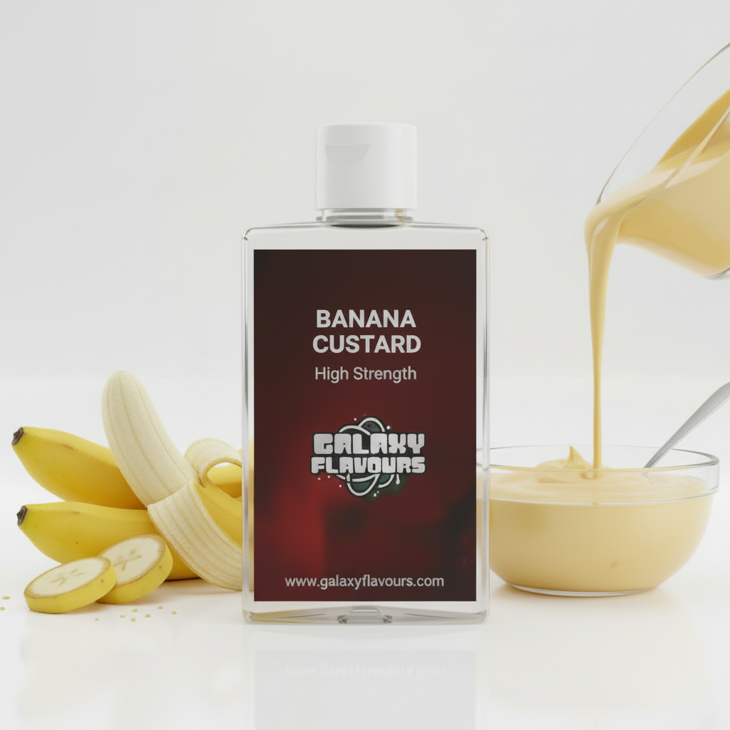 Banana Custard Food Flavouring Concentrate – Professional High Strength – 100ml