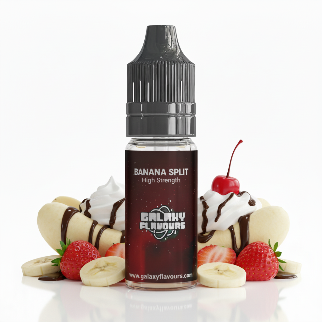 Banana Split Food Flavouring Concentrate – Professional High Strength – 10ml