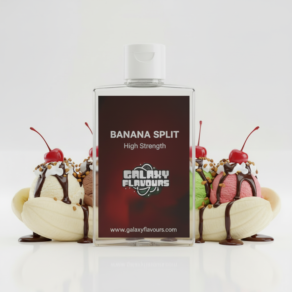 Banana Split Food Flavouring Concentrate – Professional High Strength – 50ml