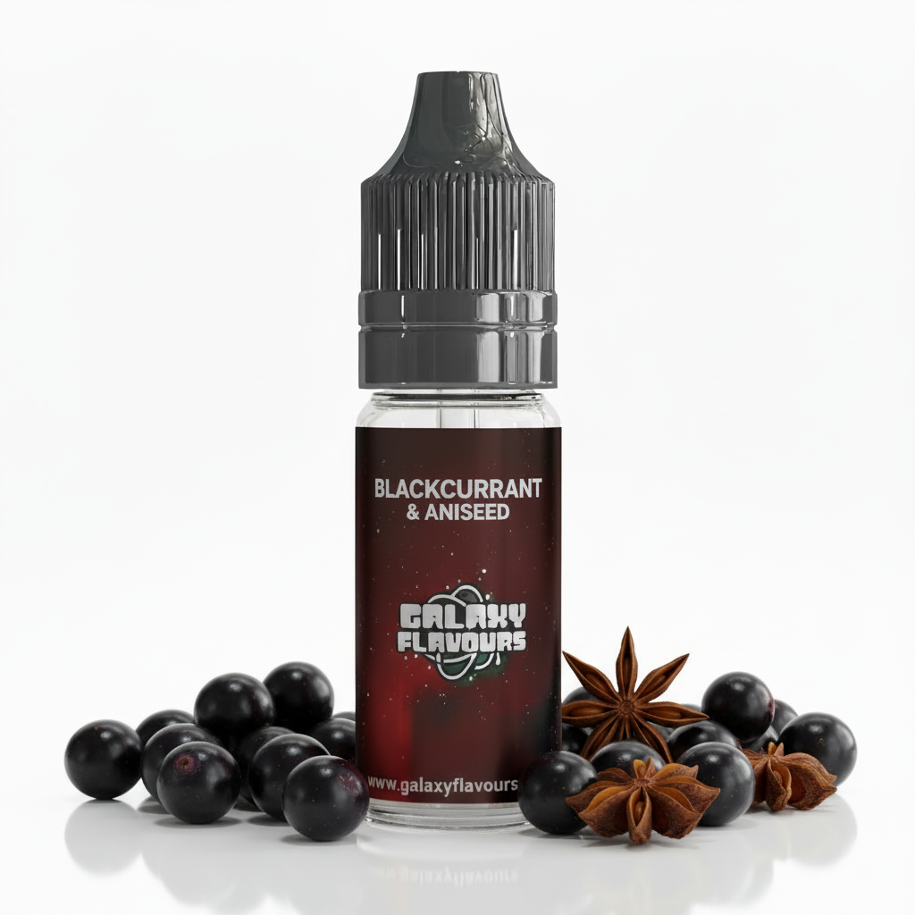 Blackcurrant and Aniseed Food Flavouring Concentrate – Professional High Strength – 10ml