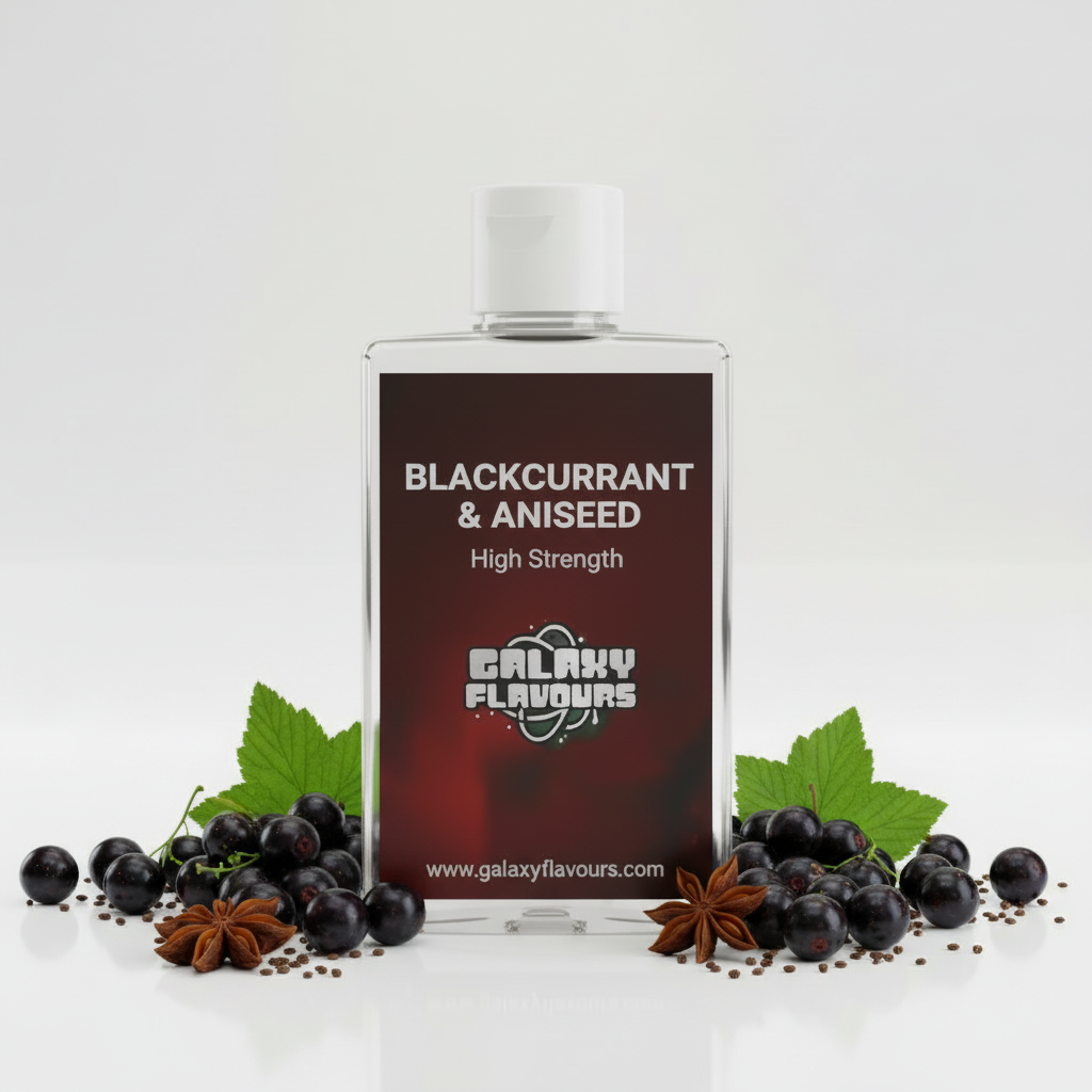 Blackcurrant and Aniseed Food Flavouring Concentrate – Professional High Strength – 100ml