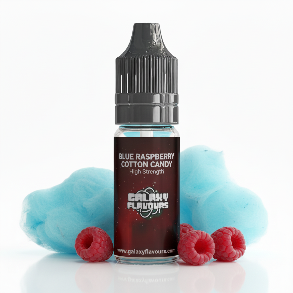 Blue Raspberry Cotton Candy Food Flavouring Concentrate – Professional High Strength – 10ml