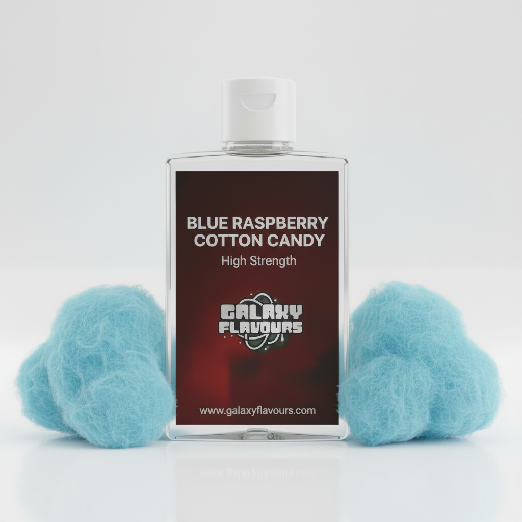 Blue Raspberry Cotton Candy Food Flavouring Concentrate – Professional High Strength – 100ml