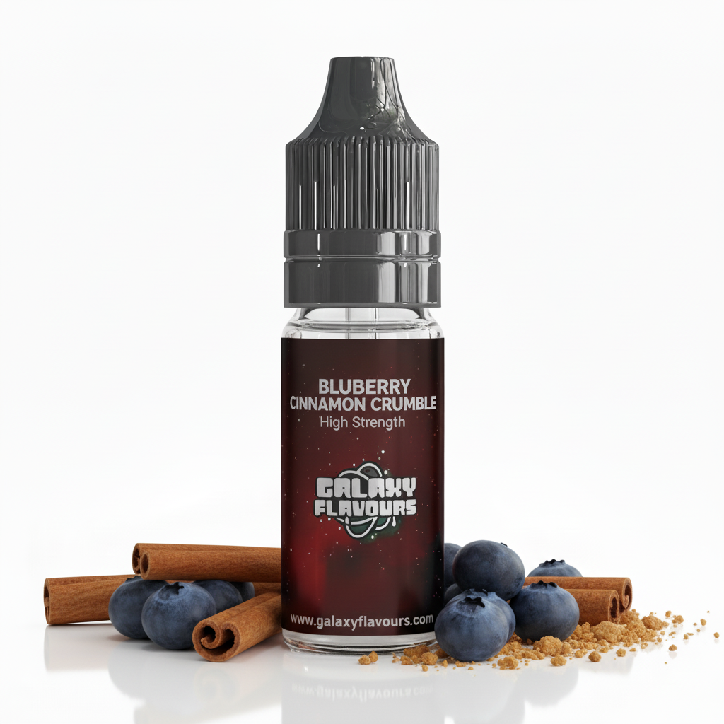 Blueberry Cinnamon Crumble Food Flavouring Concentrate – Professional High Strength – 10ml