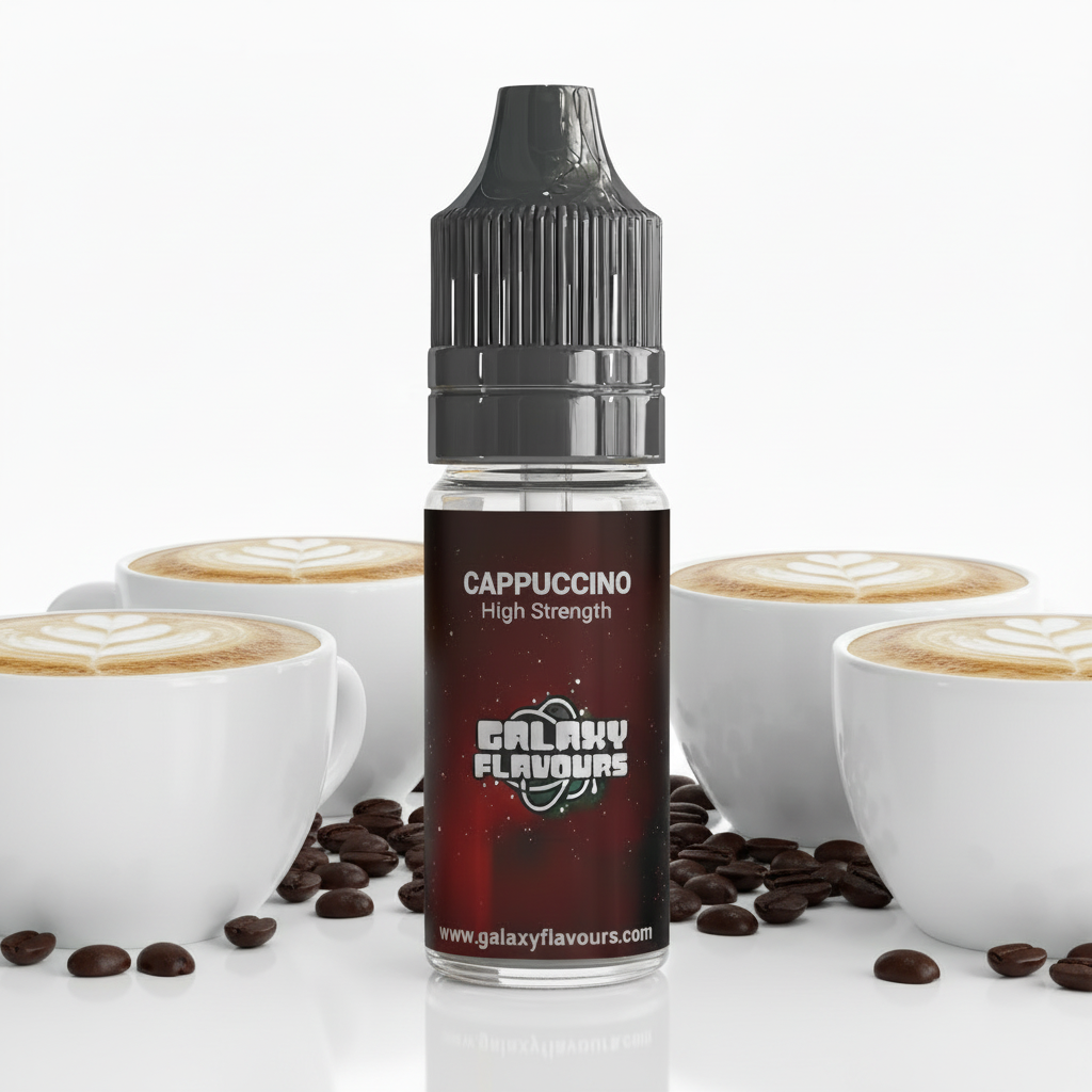 Cappuccino Food Flavouring Concentrate – Professional High Strength – 10ml