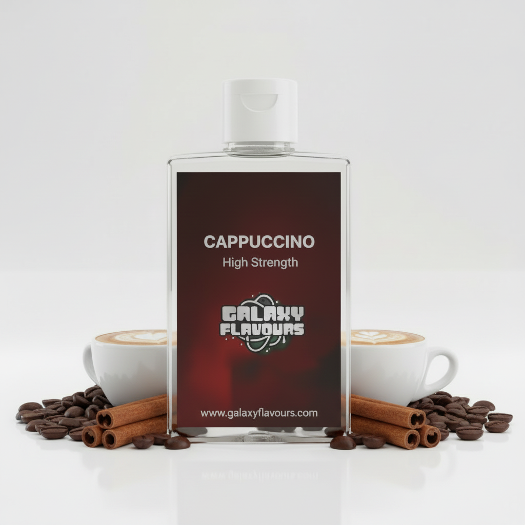 Cappuccino Food Flavouring Concentrate – Professional High Strength – 50ml