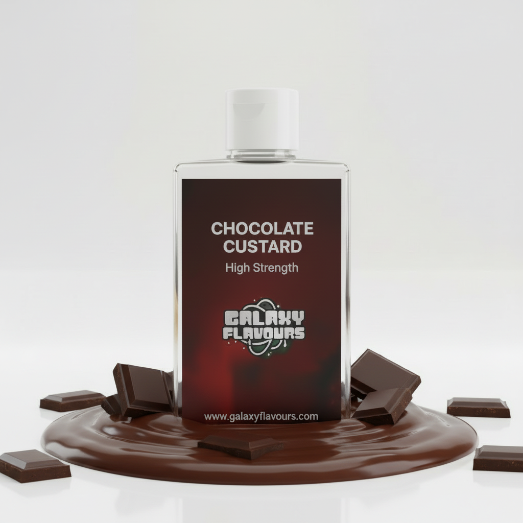 Chocolate Custard Food Flavouring Concentrate – Professional High Strength – 50ml