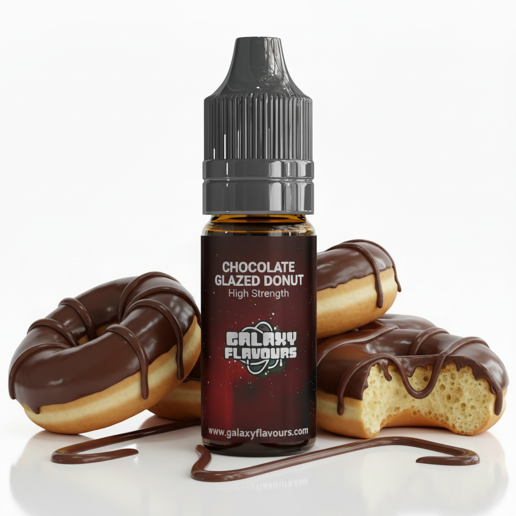 Chocolate Glazed Donut Food Flavouring Concentrate – Professional High Strength – 10ml