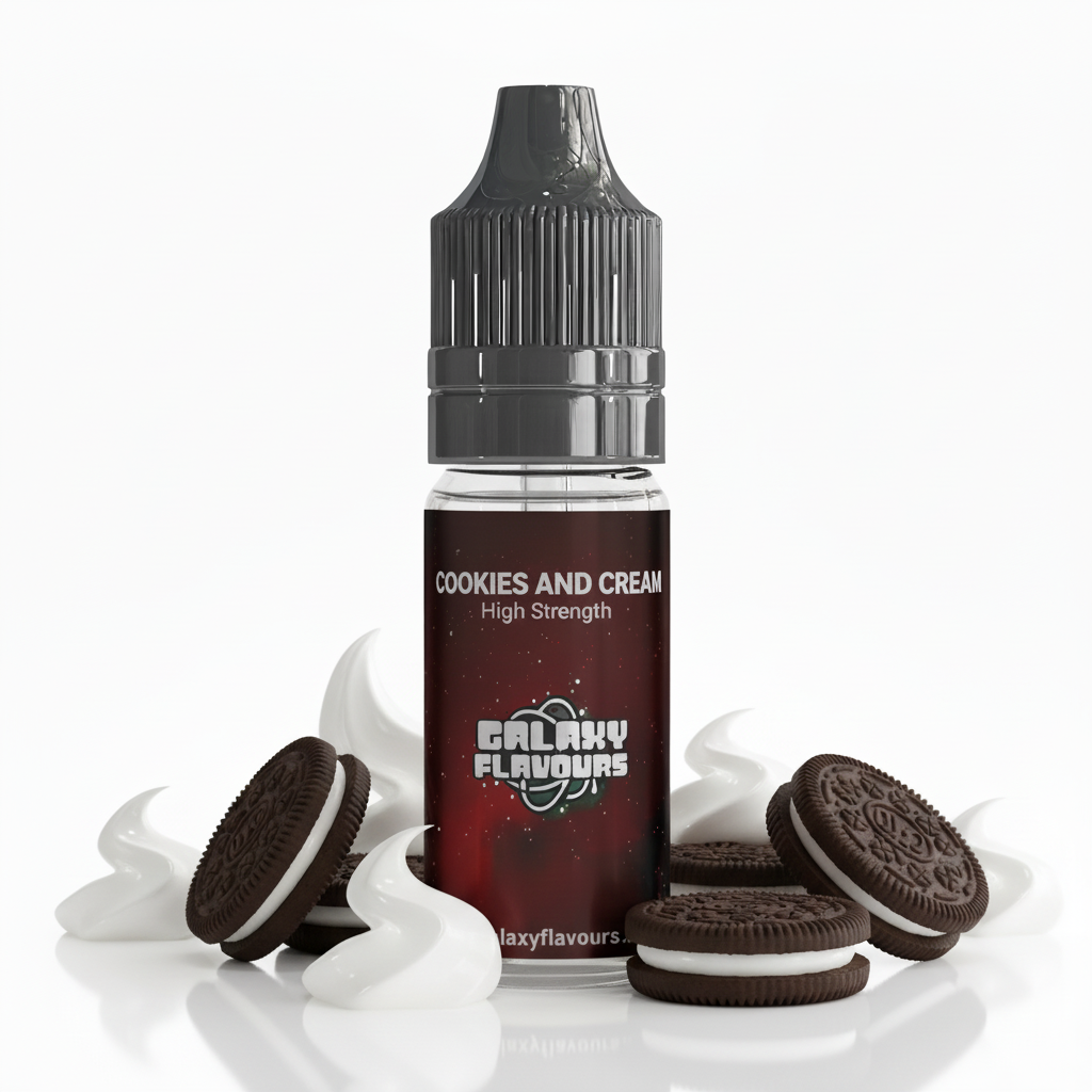 Cookies and Cream Food Flavouring Concentrate – Professional High Strength – 10ml