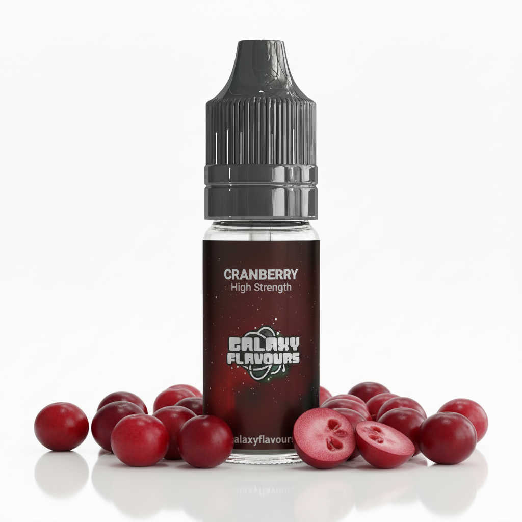 Cranberry Food Flavouring Concentrate – Professional High Strength – 10ml