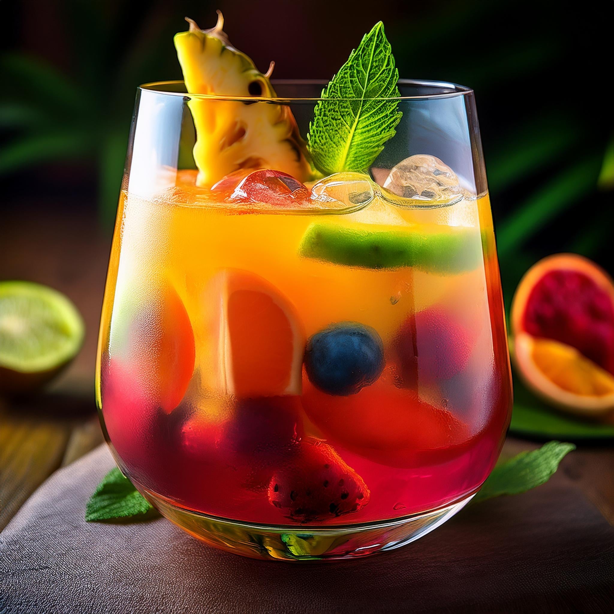 Tropical Fruit Punch Food Flavouring - Professional High Strength - 1 Litre
