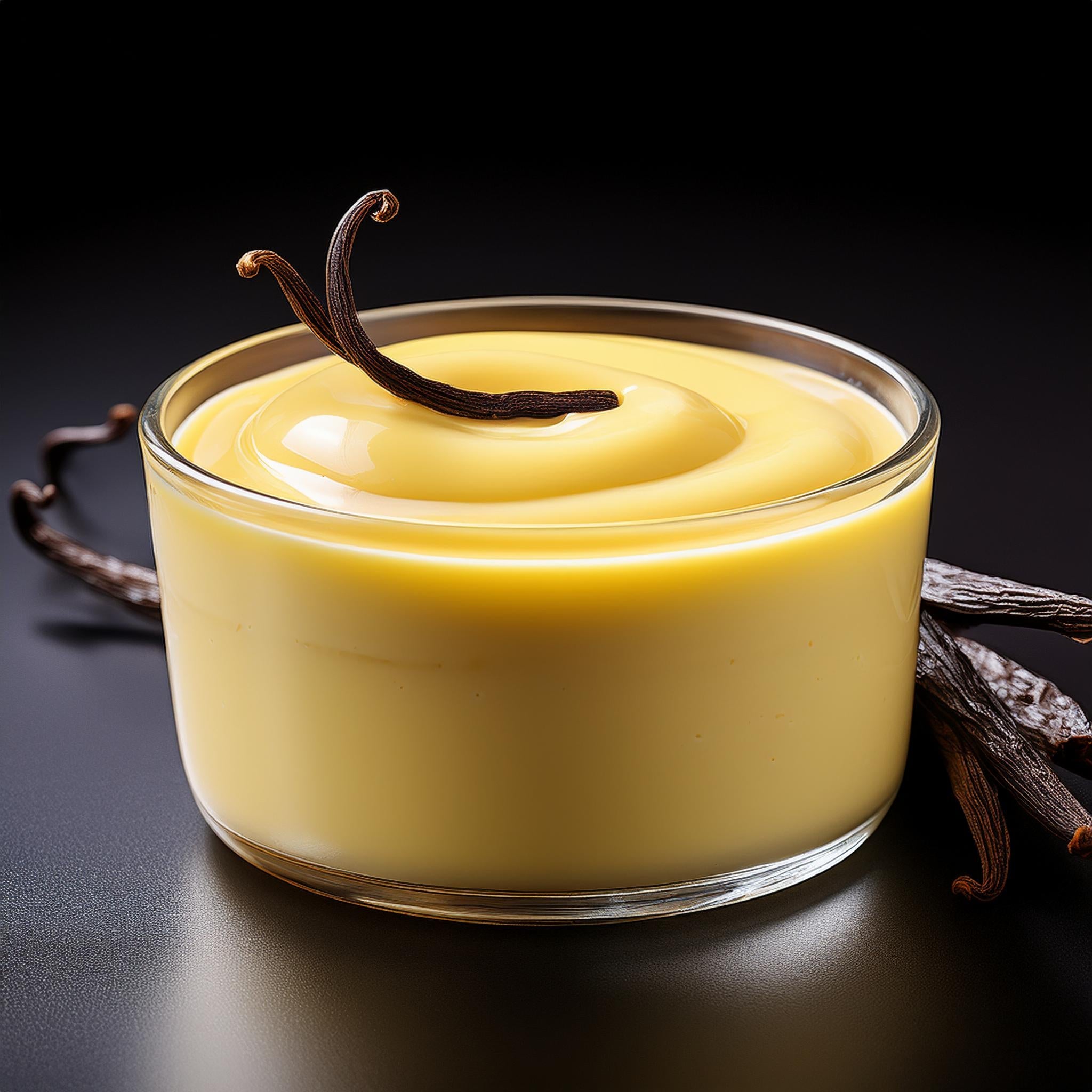 Vanilla Custard Food Flavouring - Professional High Strength - 1 Litre