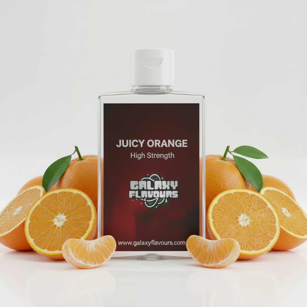 Juicy Orange Food Flavouring - Professional High Strength - 100ml