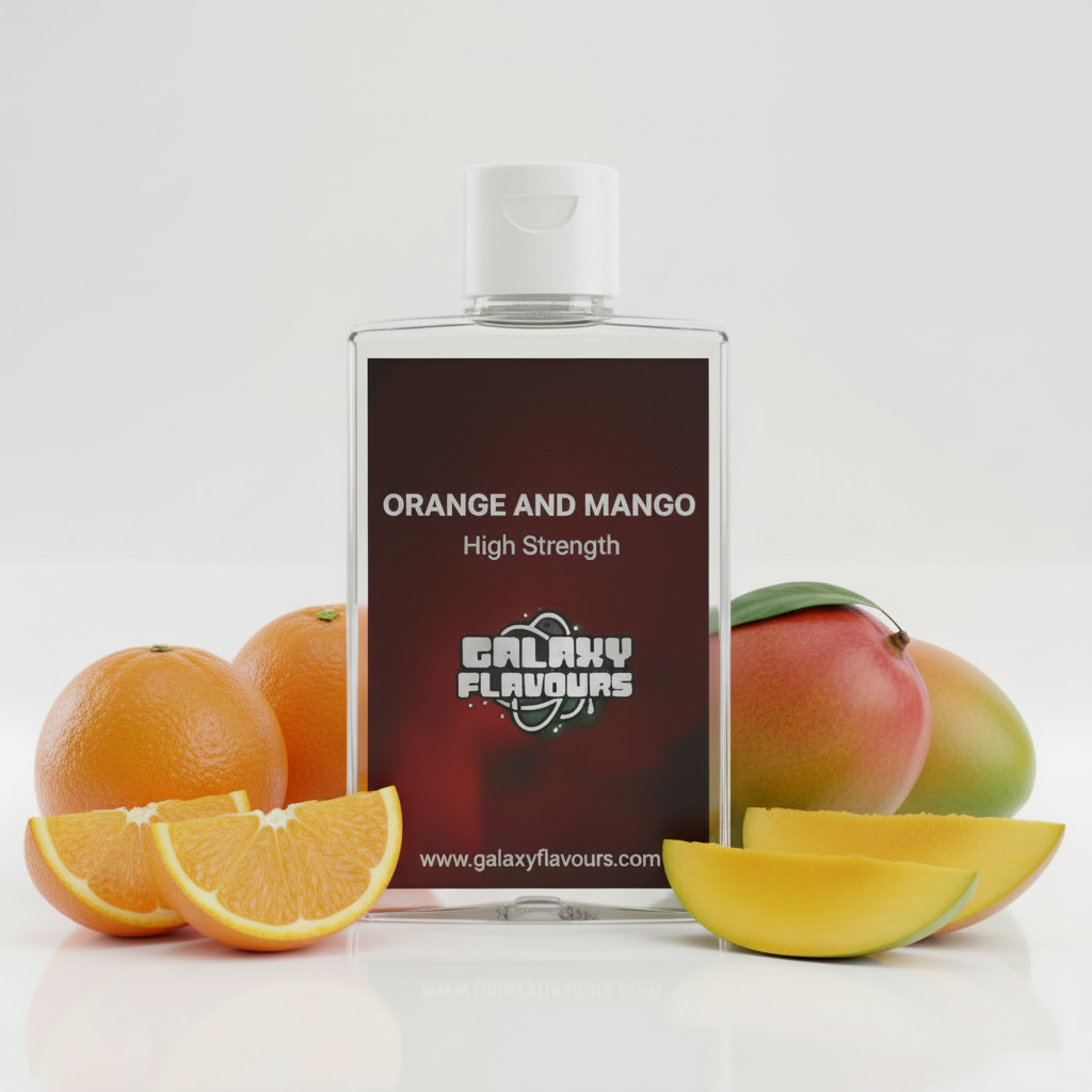 Orange and Mango Food Flavouring - Professional High Strength - 100ml