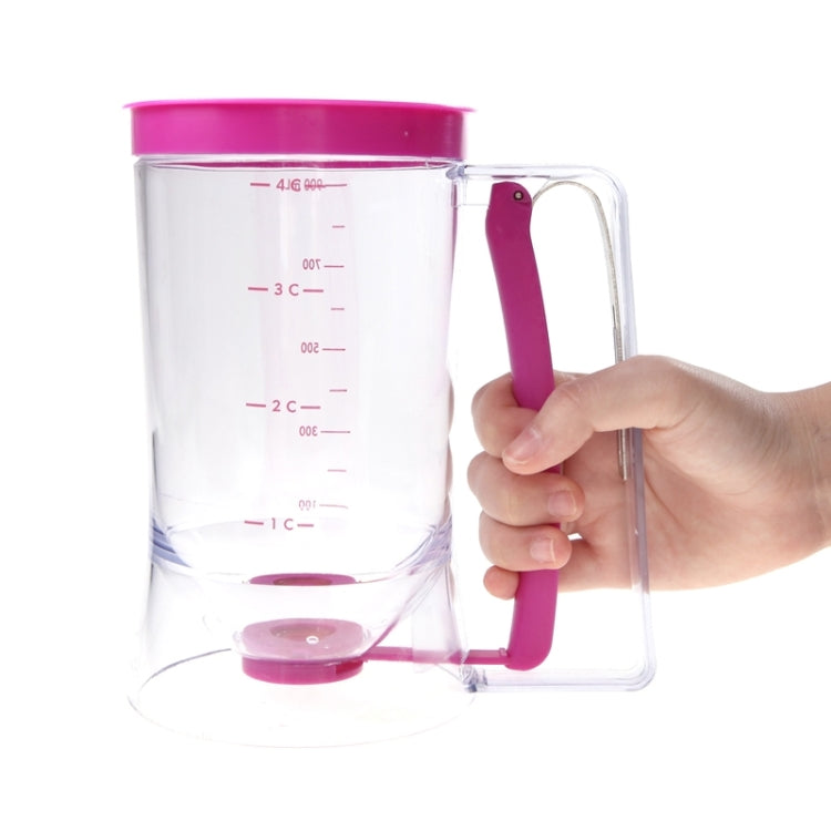 900ml Batter Dispenser Cupcake Measuring Cup, Pink