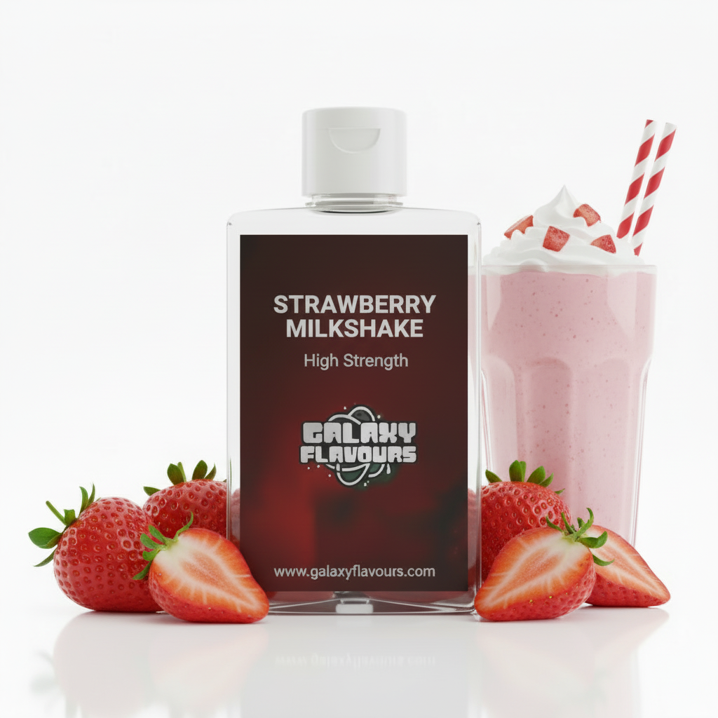 Strawberry Milkshake Food Flavouring Concentrate – Professional High Strength – 50ml