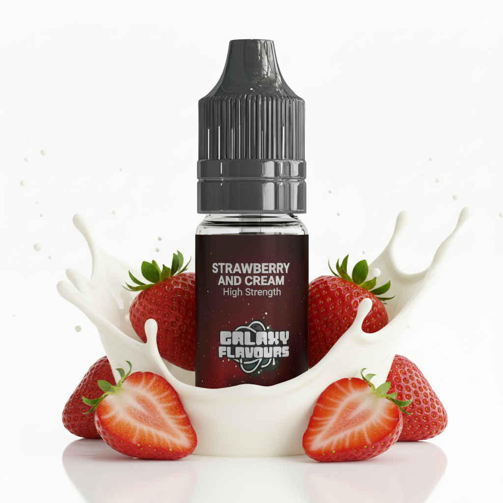 Strawberries and Cream Food Flavouring Concentrate – Professional High Strength – 10ml
