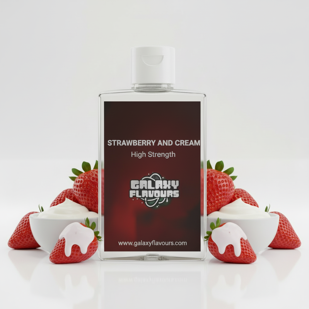 Strawberries and Cream Food Flavouring Concentrate – Professional High Strength – 50ml