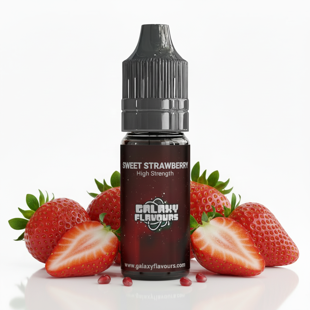 Sweet Strawberry Food Flavouring Concentrate – Professional High Strength – 10ml
