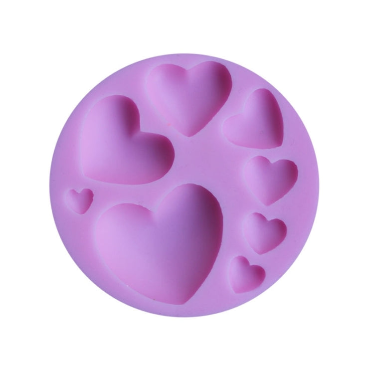 2 PCS DIY Baking Cake Mold Love Pattern Fondant Silicone Mold, Love Pattern Shape