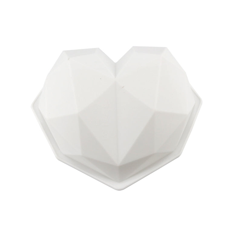 3 PCS Diamond Love DIY Cake Silicone Mold Sponge Baking Tool Chiffon Mousse Dessert Mold, Diamond Love Shape