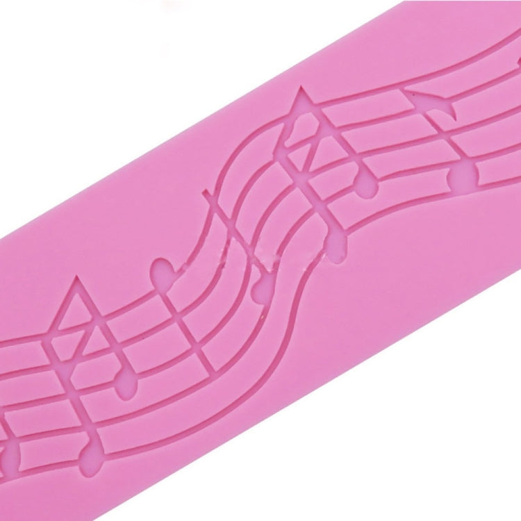 2 PCS Note Cake Decoration Silicone Mould Fondant Cake Tool Baking DIY Mould, Note Shape