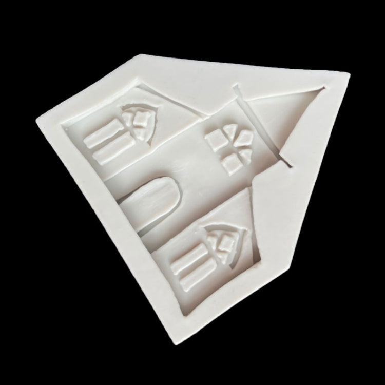 Castle Musical Silicone Mold Chocolate Fondant Cake Decor, Style:, Specification: Rectangle