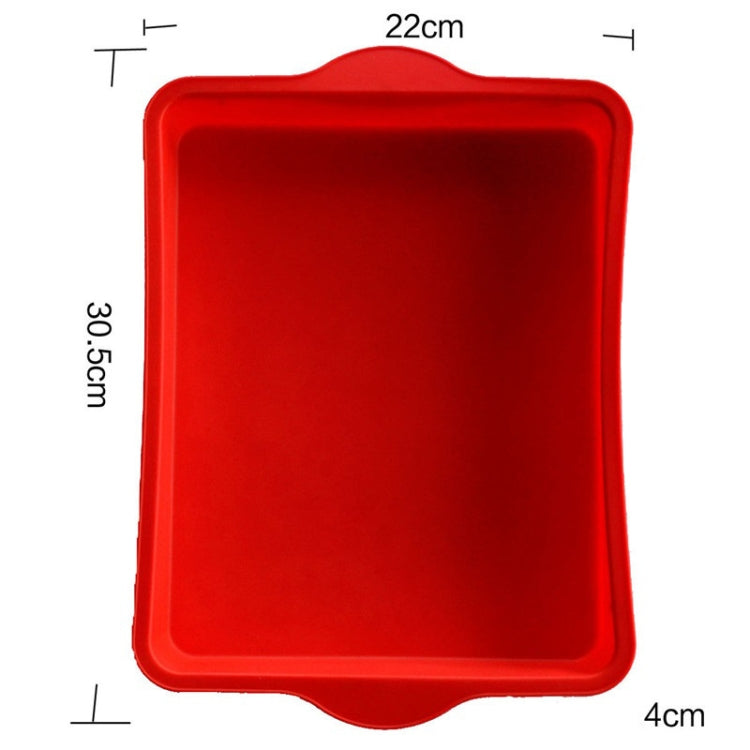 Non-Stick Square Silicone Cake Mold 9 Inch Rectangular Baking Pan, 9 inch