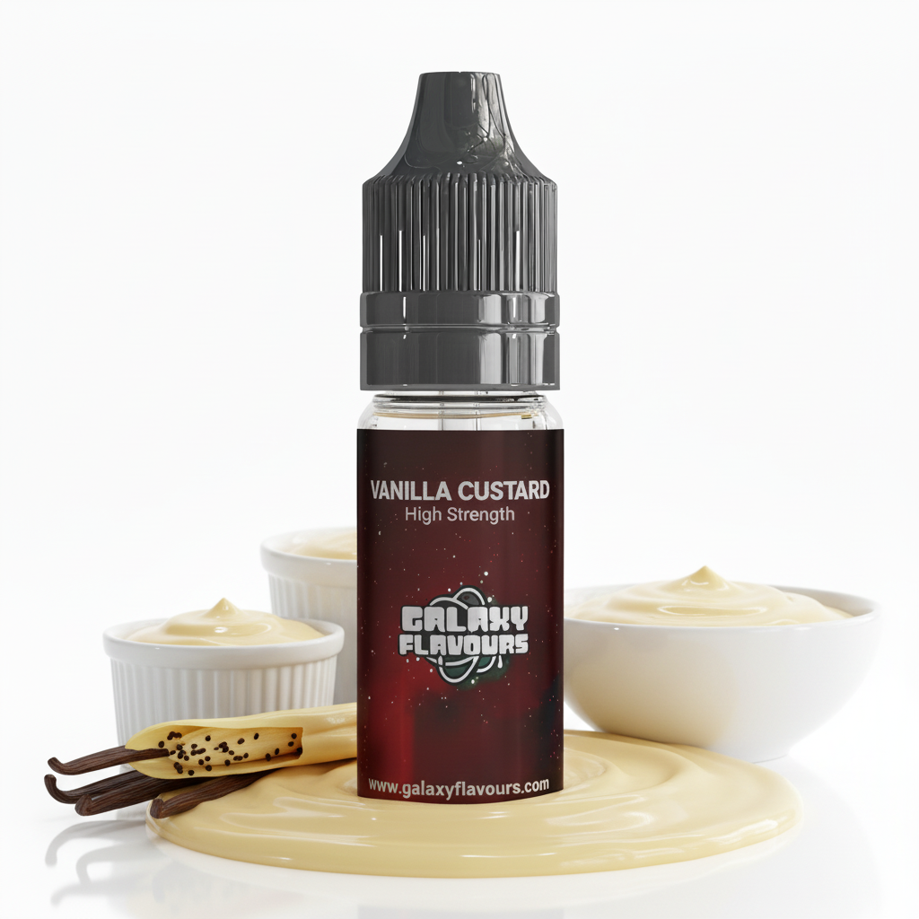 Vanilla Custard Food Flavouring Concentrate – Professional High Strength – 10ml