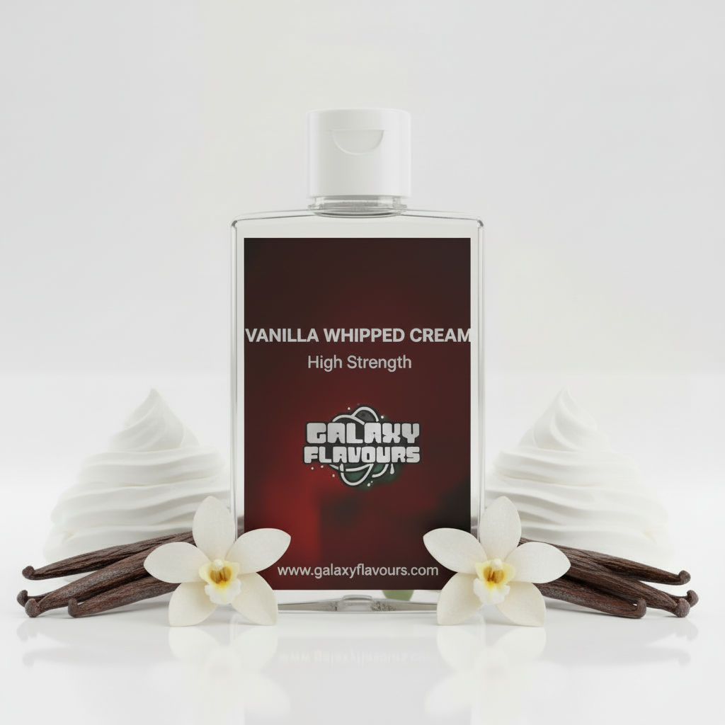 Vanilla Whipped Cream Food Flavouring Concentrate – Professional High Strength – 50ml