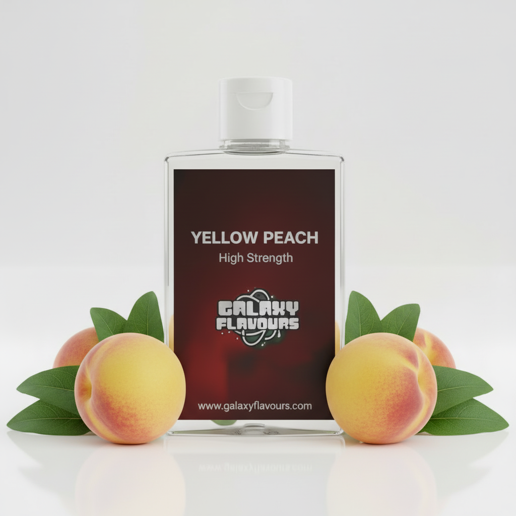 Yellow Peach Food Flavouring Concentrate – Professional High Strength – 50ml