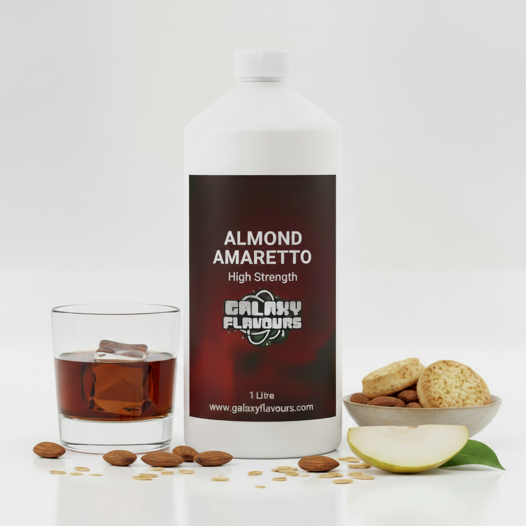 Almond Amaretto Food Flavouring - Professional High Strength - 1 Litre