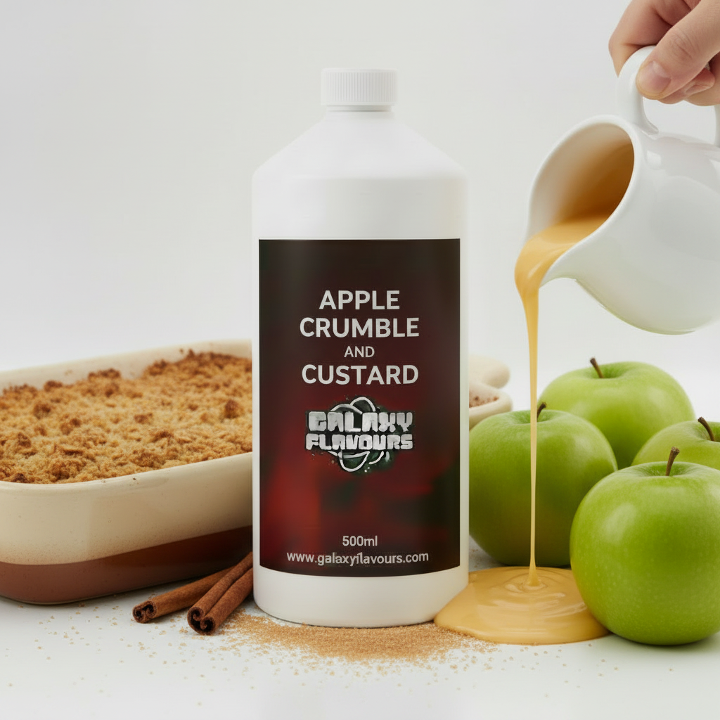 Apple Crumble and Custard Food Flavouring - Professional High Strength - 500ml