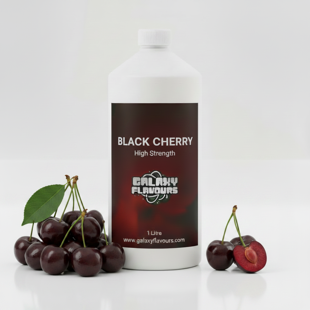 Black Cherry Food Flavouring - Professional High Strength - 1 Litre