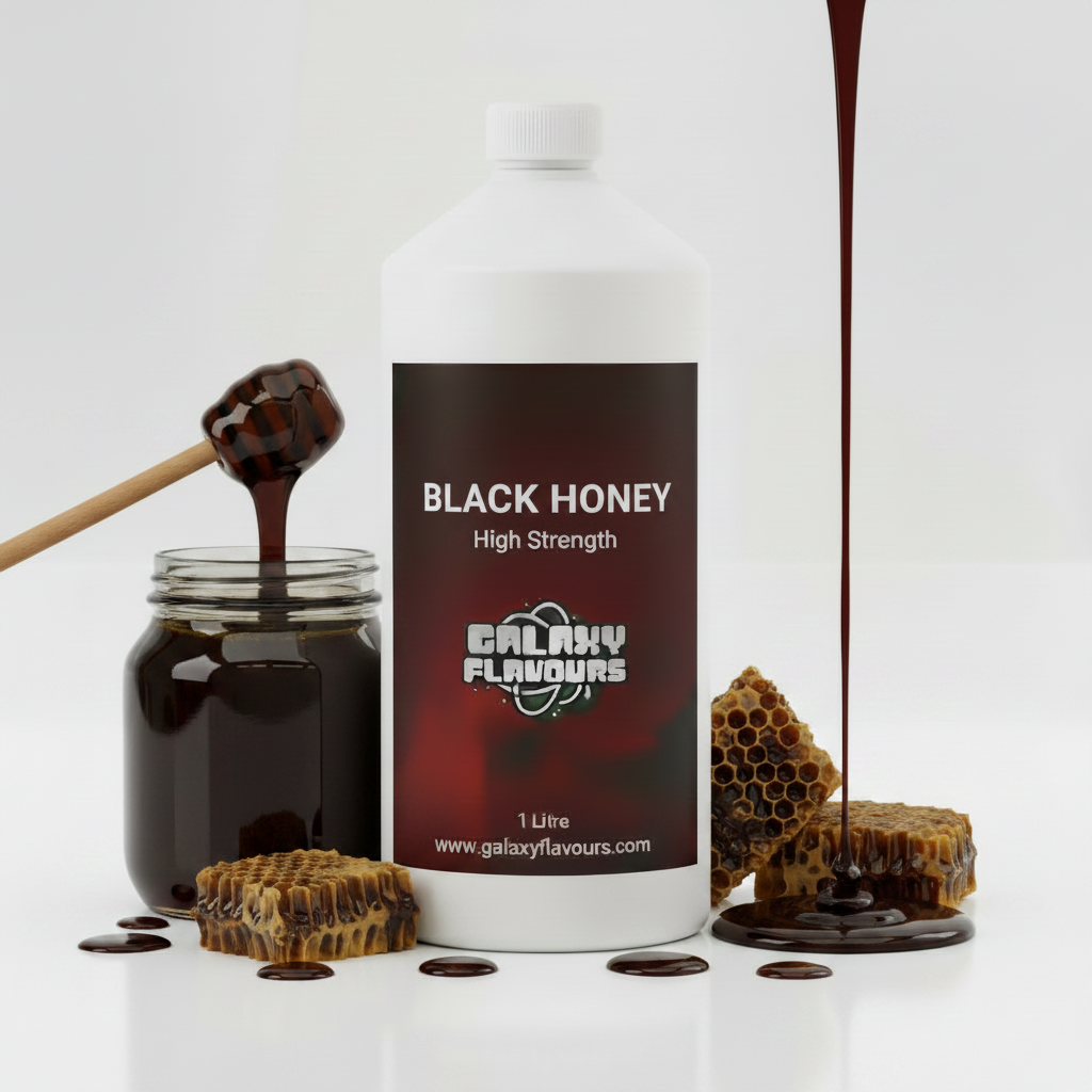 Black Honey Food Flavouring - Professional High Strength - 1 Litre