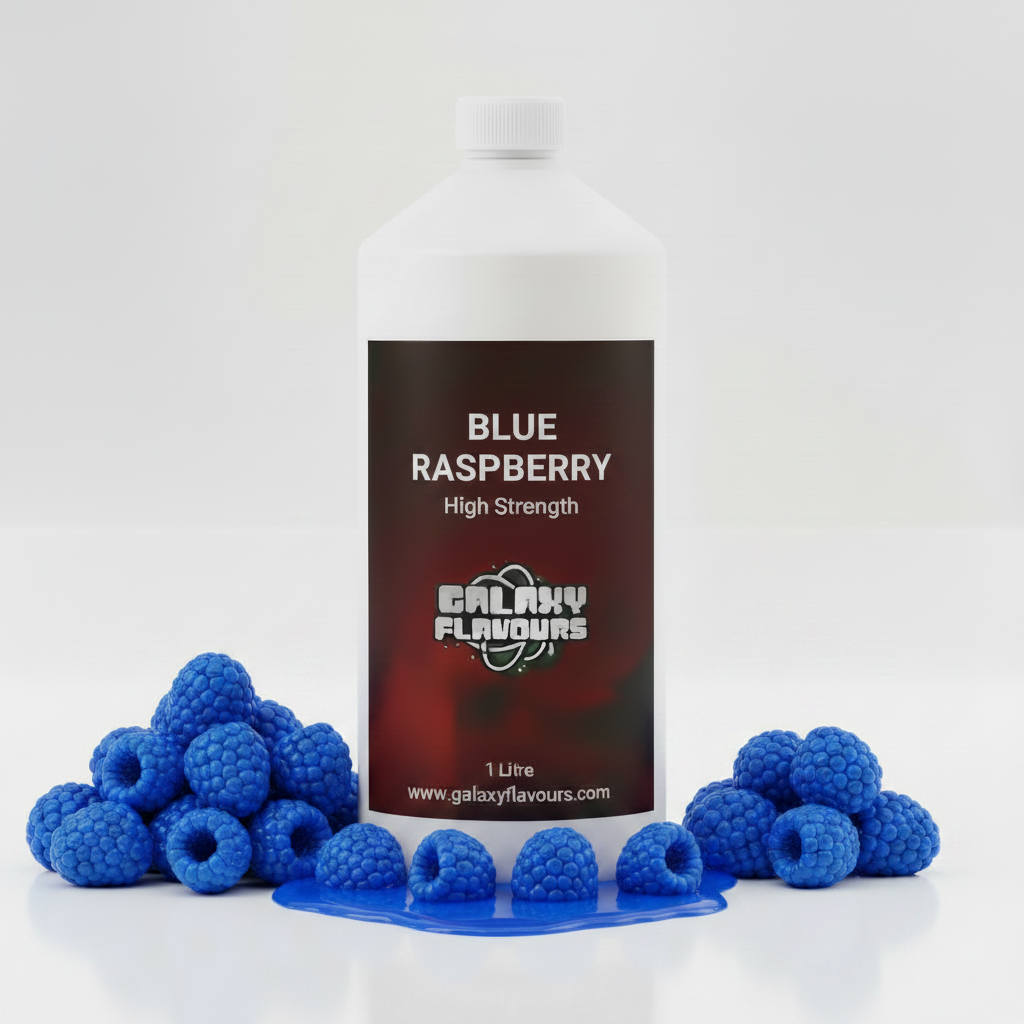 Blue Raspberry Food Flavouring - Professional High Strength - 1 Litre
