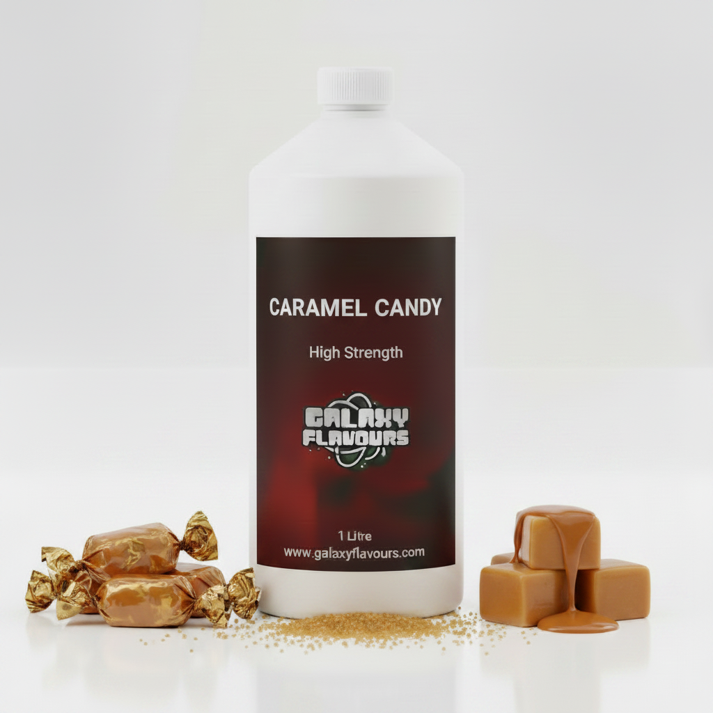 Caramel Candy Food Flavouring - Professional High Strength - 1 Litre