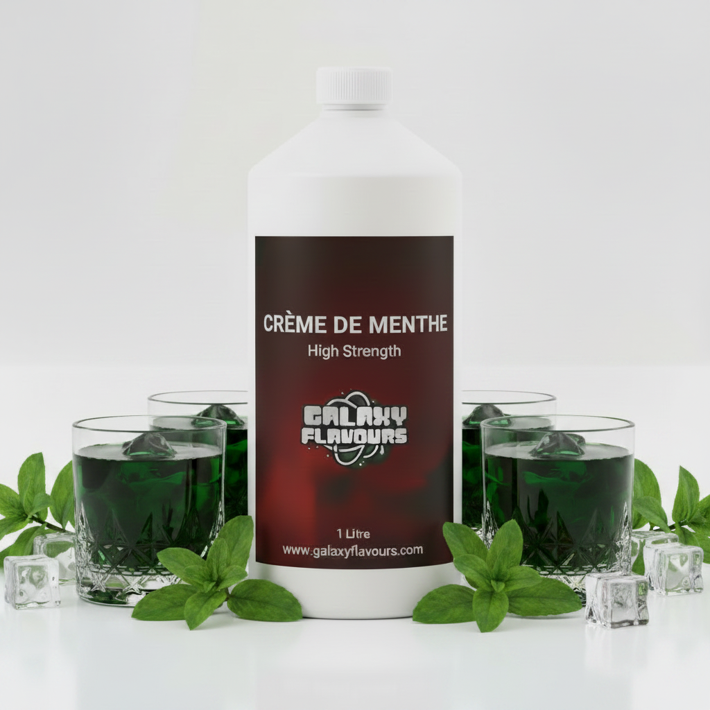 Creme De Menthe Food Flavouring - Professional High Strength - 1 Litre