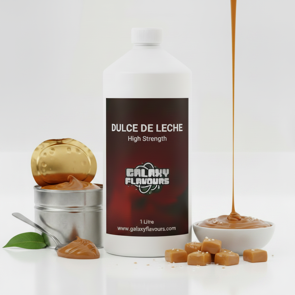 Dulce De Leche Caramel Food Flavouring - Professional High Strength - 1 Litre