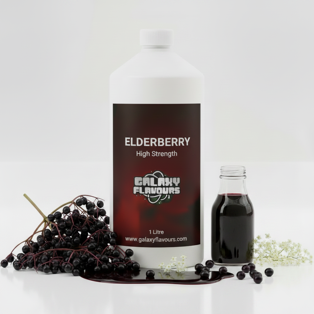 Elderberry Food Flavouring - Professional High Strength - 1 Litre