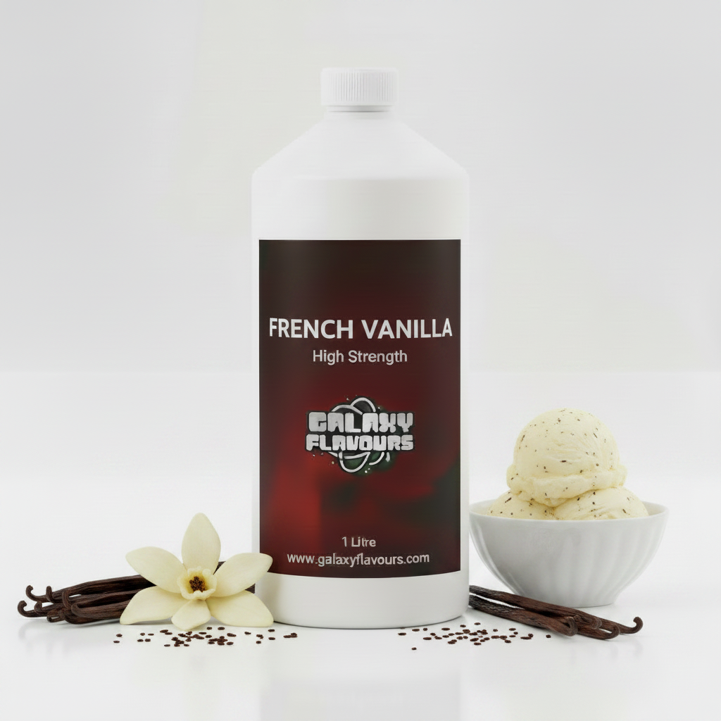 French Vanilla Food Flavouring - Professional High Strength - 1 Litre