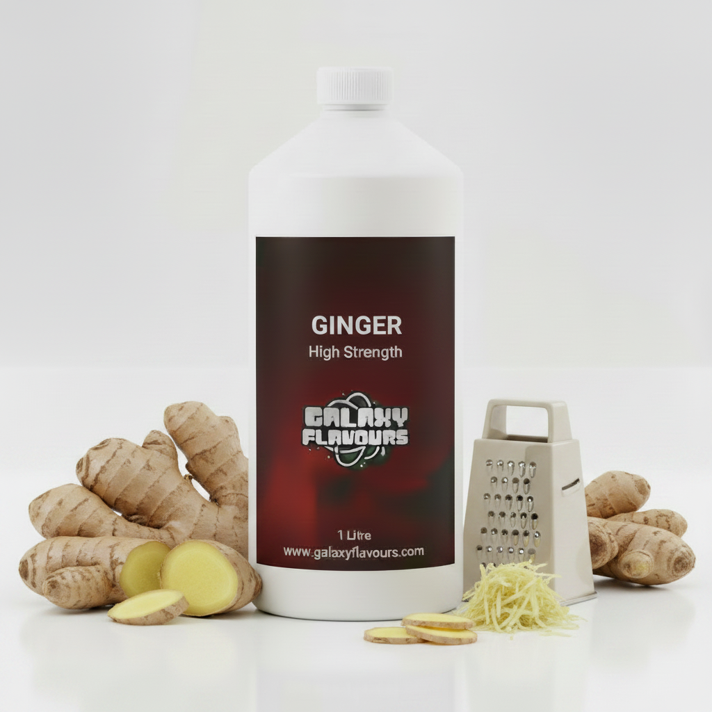 Ginger Food Flavouring - Professional High Strength - 1 Litre