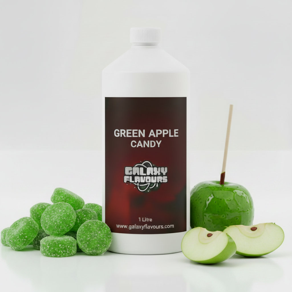 Green Apple Hard Candy Food Flavouring - Professional High Strength - 1 Litre